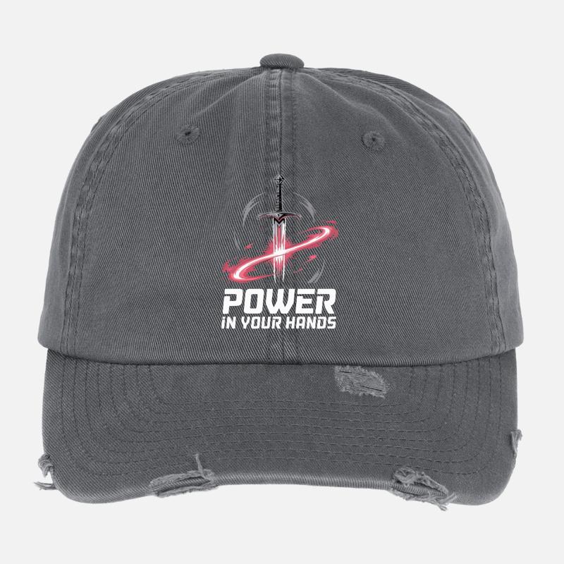 POWER IN YOUR HANDS Flexfit Vintage Destroyed Cap