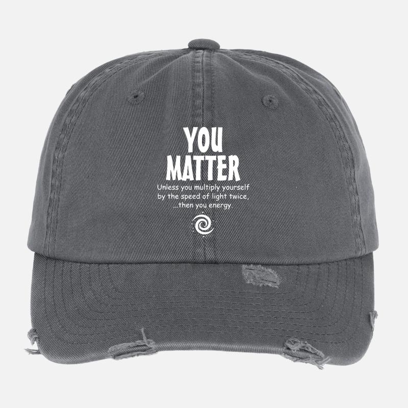 Physics You Matter Flexfit Vintage Destroyed Cap