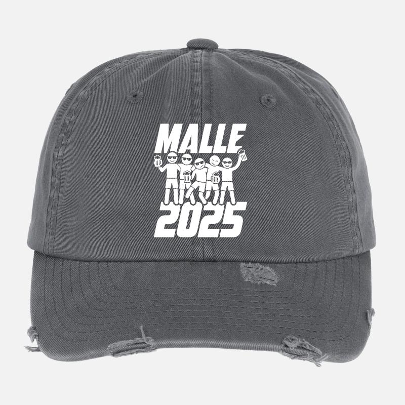 Soirée Malle 2025 Casquette vintage effet usé Flexfit