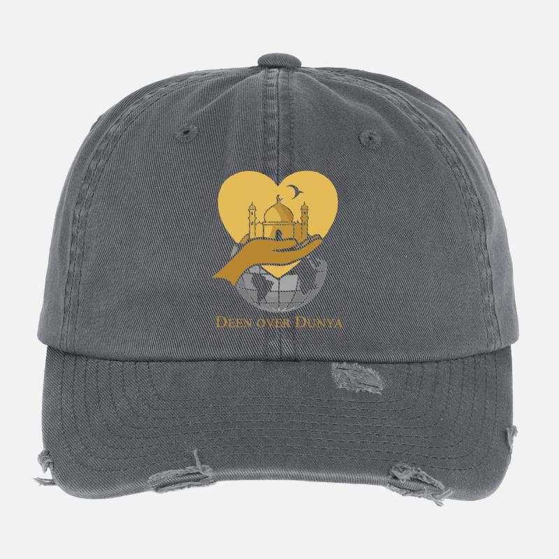 Deen über Dunya 1 Flexfit Vintage Destroyed Cap