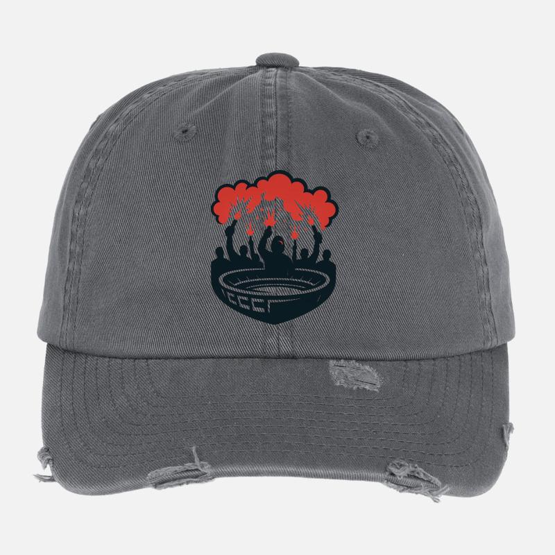 Pyrotechnik Stadion Flexfit Vintage Destroyed Cap