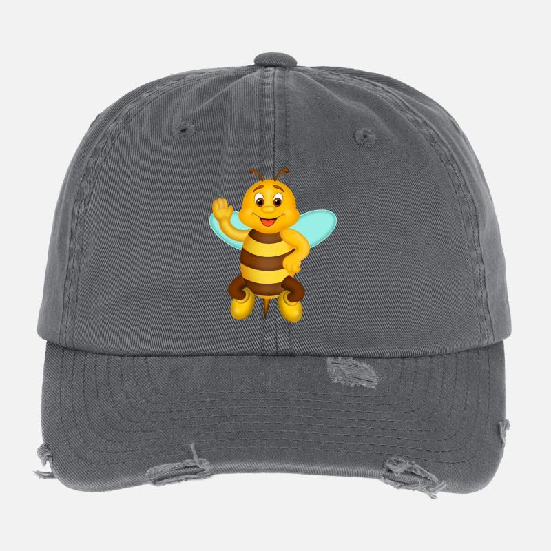 Le HAPBEE Casquette vintage effet usé Flexfit