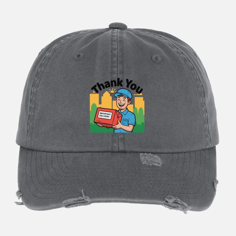 MAIL CARRIER Flexfit Vintage Destroyed Cap