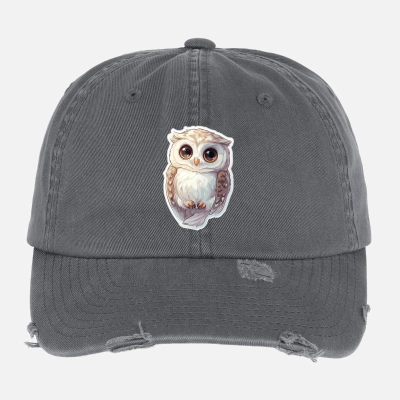 Owl Flexfit Vintage Destroyed Cap