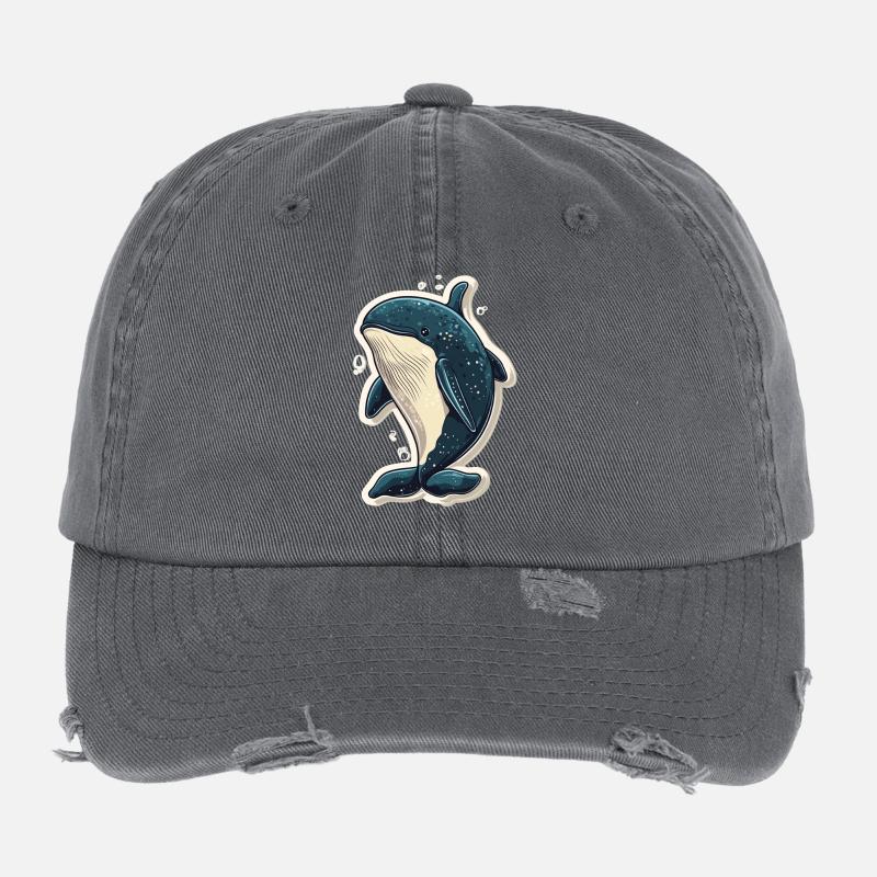Wal Flexfit Vintage Destroyed Cap