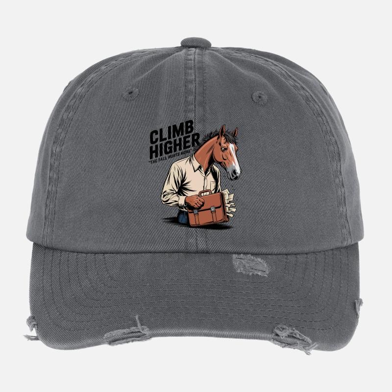 Cheval d’affaires Casquette vintage effet usé Flexfit