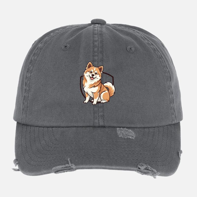 Griechischer Kokoni Flexfit Vintage Destroyed Cap