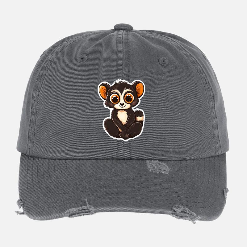 lémurien Casquette vintage effet usé Flexfit