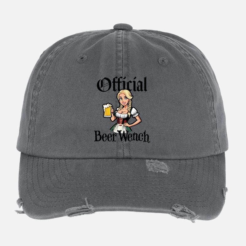 Offizielle Bierfrau Flexfit Vintage Destroyed Cap