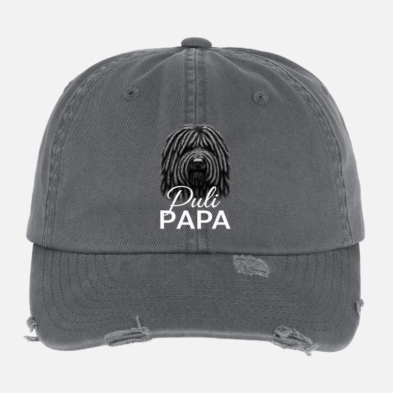 Puli Papa Flexfit Vintage Destroyed Cap
