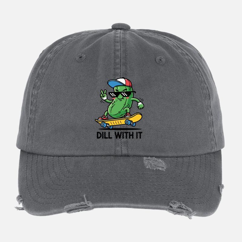 Cool Pickle Flexfit Vintage Destroyed Cap