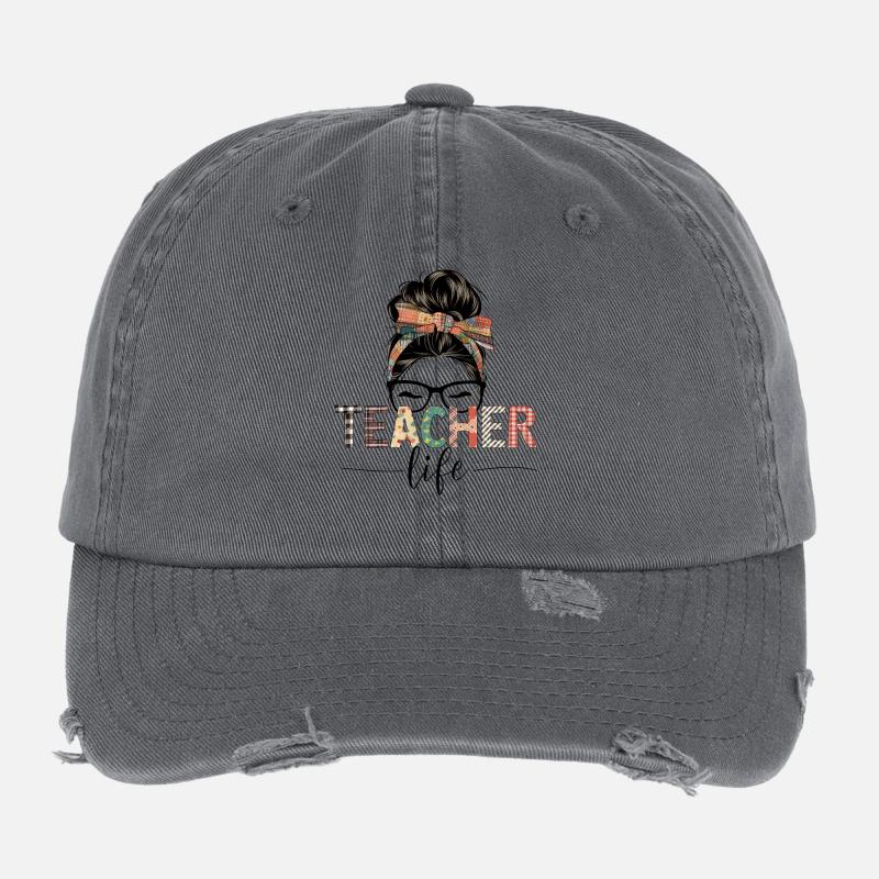 Das Leben in einem bunten Stil lehren Flexfit Vintage Destroyed Cap