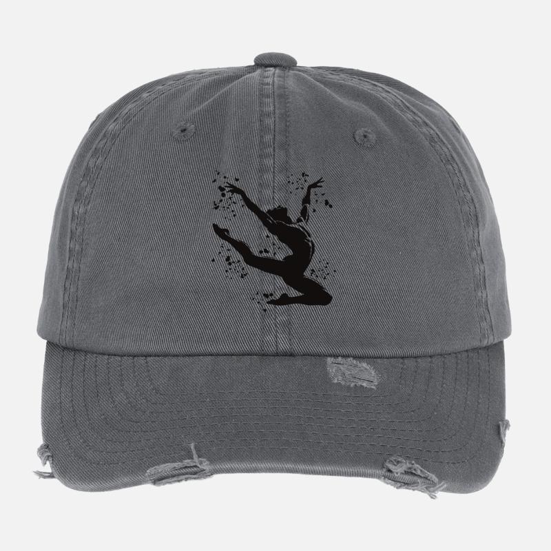 Gymnastics Floor Artistic Gymnastics Flexfit Vintage Destroyed Cap