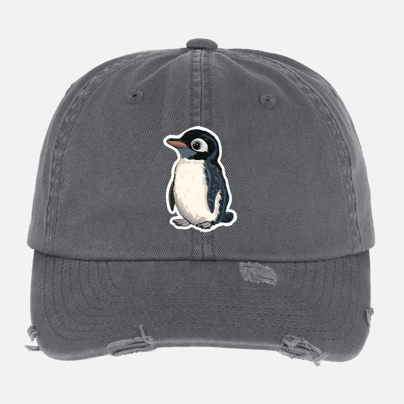 Pingouin Casquette vintage effet usé Flexfit
