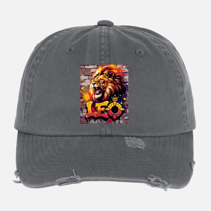 Leo Flexfit Vintage Destroyed Cap