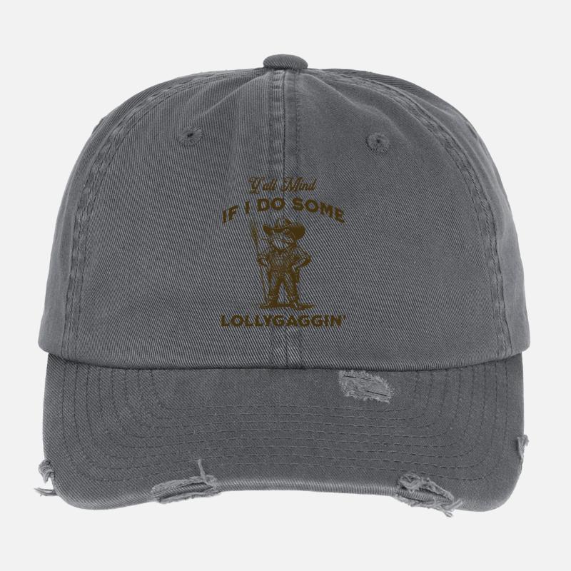 Cela vous dérange tous si je fais un peu de lollygagging frog farmer Casquette vintage effet usé Flexfit