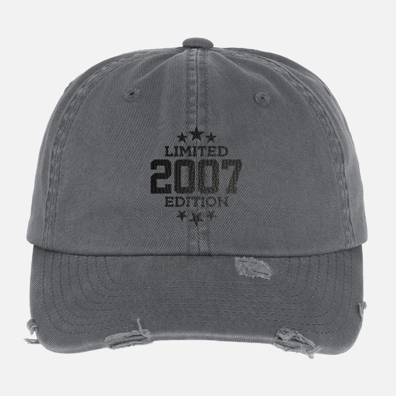 ÉDITION LIMITÉE 2007 19E ANNIVERSAIRE Casquette vintage effet usé Flexfit