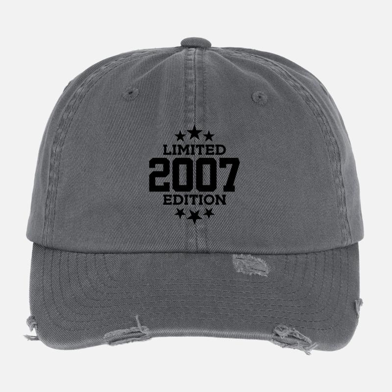 ÉDITION LIMITÉE 2007 19E ANNIVERSAIRE Casquette vintage effet usé Flexfit