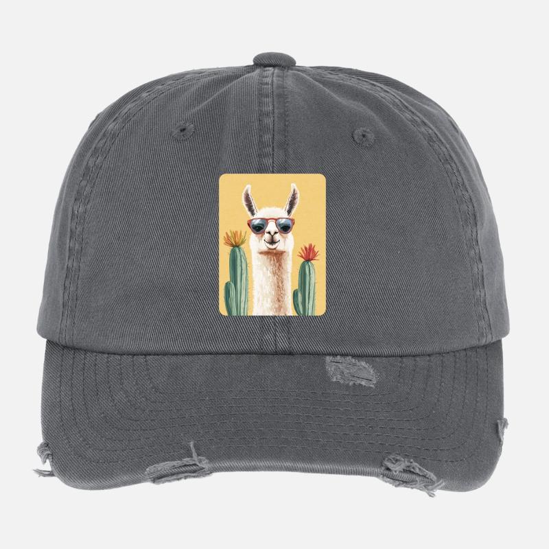 lama Flexfit Vintage Destroyed Cap