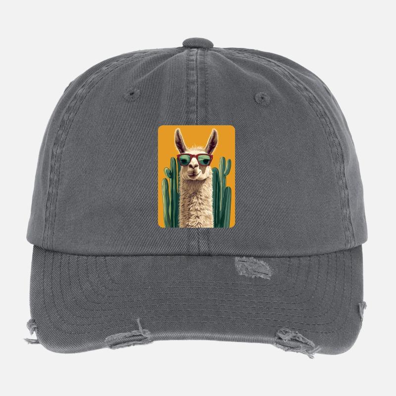 lama Casquette vintage effet usé Flexfit