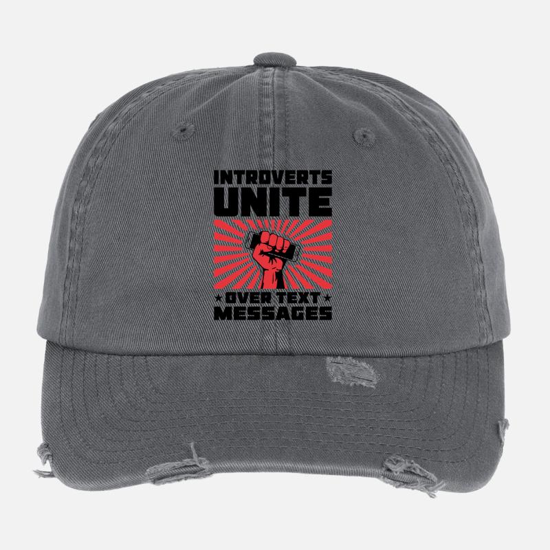 Forderungsfaust Strahlen Flexfit Vintage Destroyed Cap