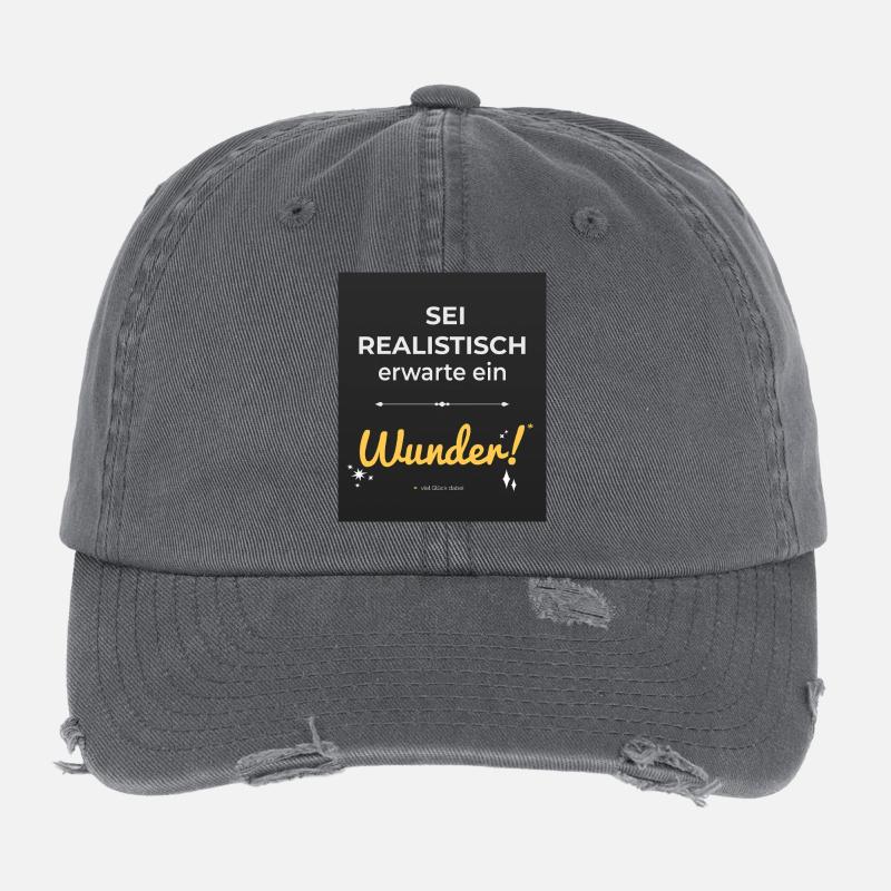 Be realistic – expect a miracle! Flexfit Vintage Destroyed Cap