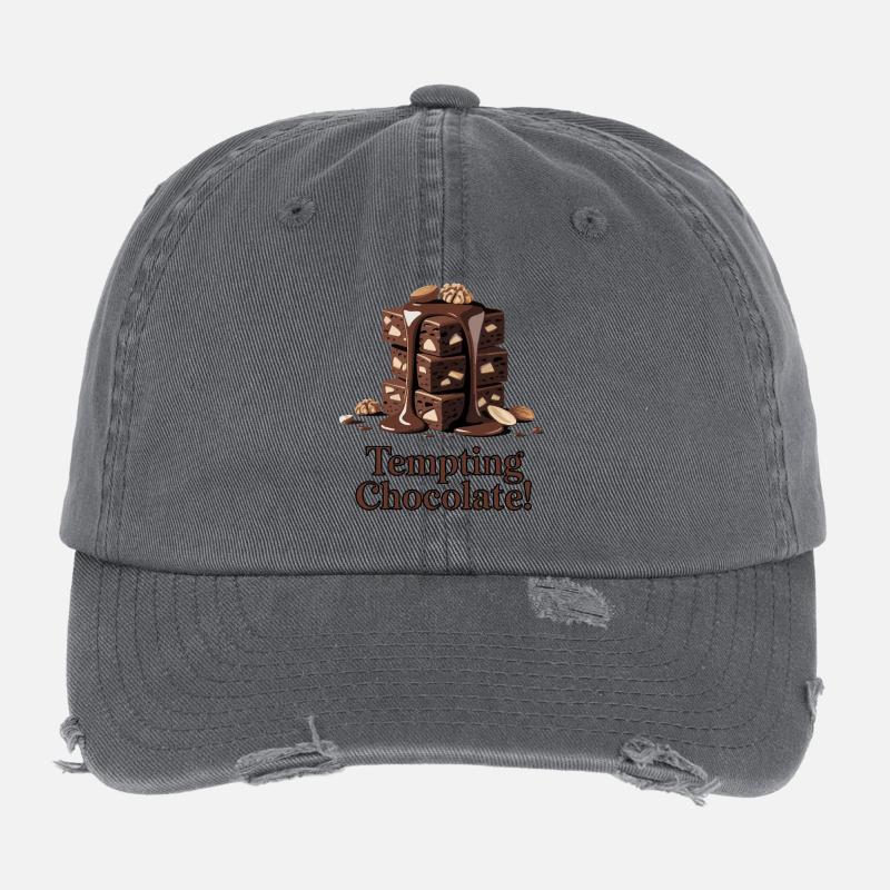 Pile de chocolat alléchante Casquette vintage effet usé Flexfit
