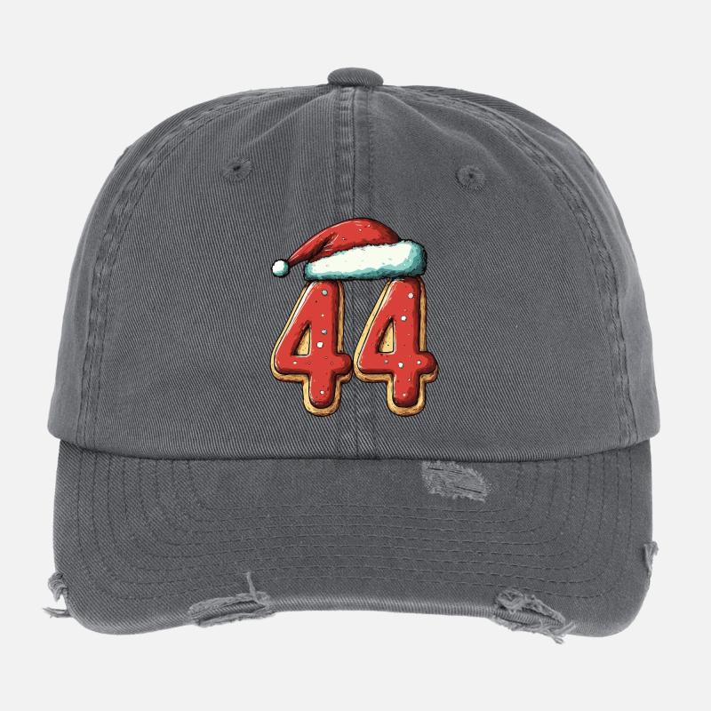 44 Numéro Biscuit Noël Casquette vintage effet usé Flexfit