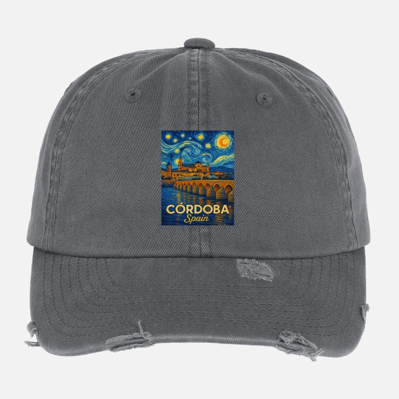 Cordoba Spanien Flexfit Vintage Destroyed Cap