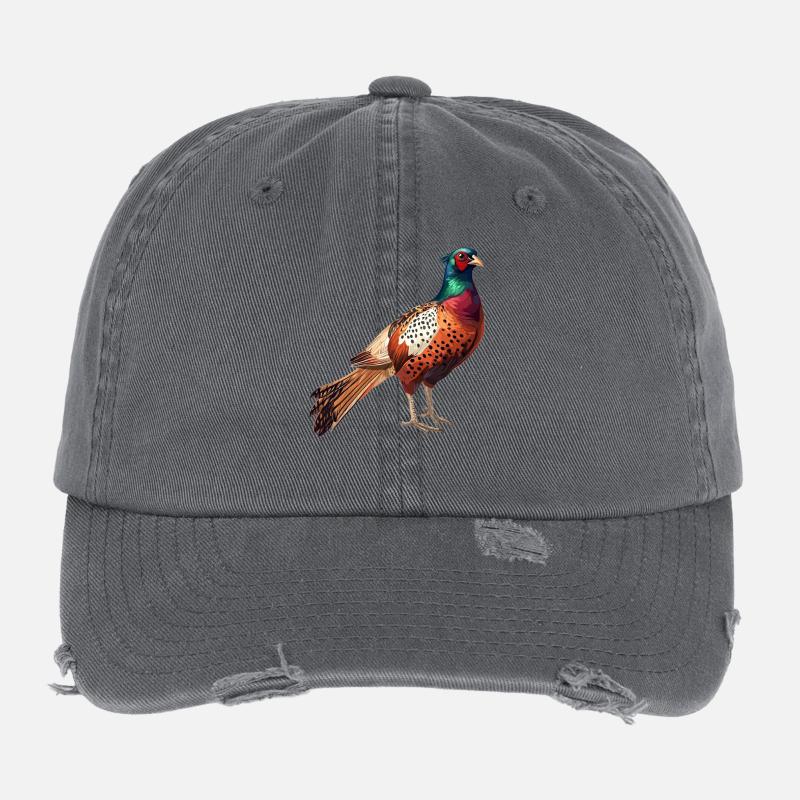 Pheasants Pheasant Flexfit Vintage Destroyed Cap