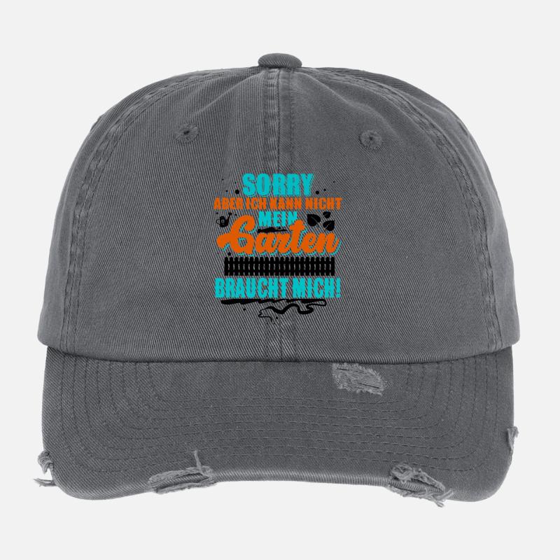 Garten Schrebergarten Flexfit Vintage Destroyed Cap