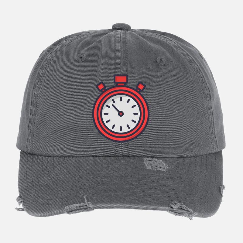Stoppuhr Flexfit Vintage Destroyed Cap