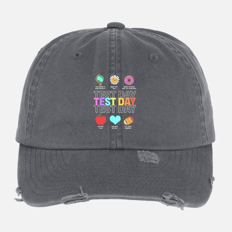 Teacher Exam Flexfit Vintage Destroyed Cap