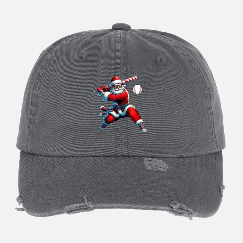 Baseball du Swing du Père Noël Casquette vintage effet usé Flexfit