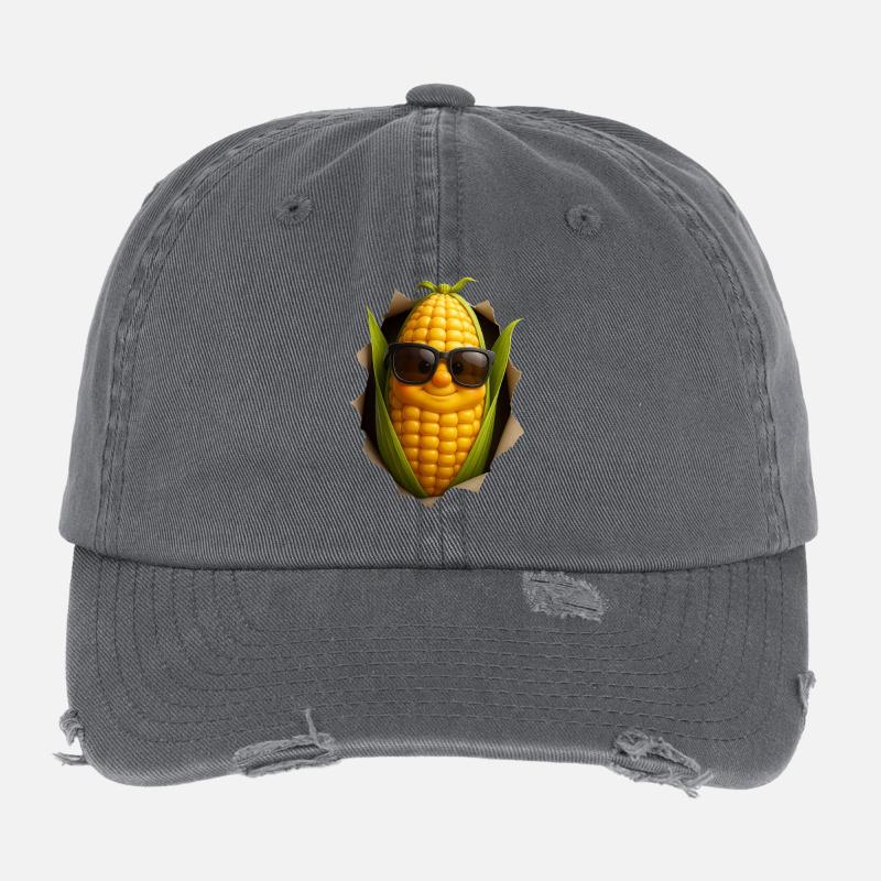 Maïs Casquette vintage effet usé Flexfit