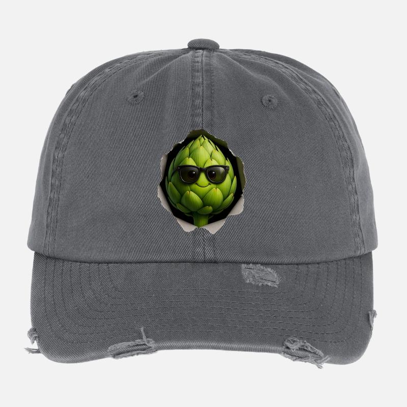 Artichaut Casquette vintage effet usé Flexfit