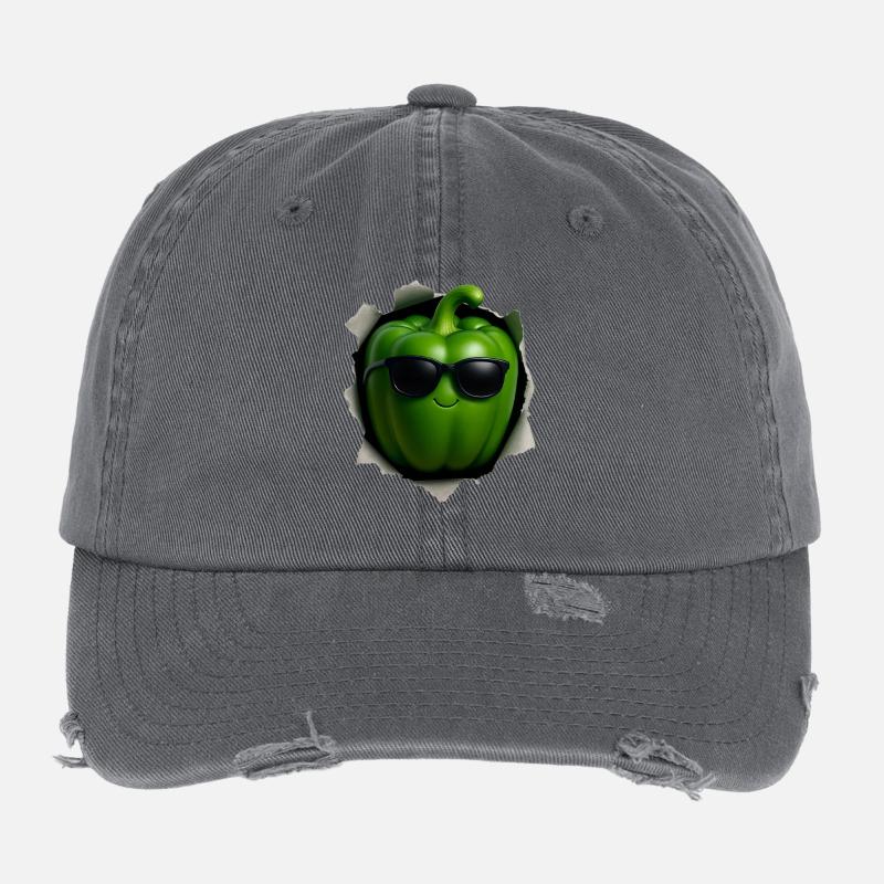 Green pepper Flexfit Vintage Destroyed Cap