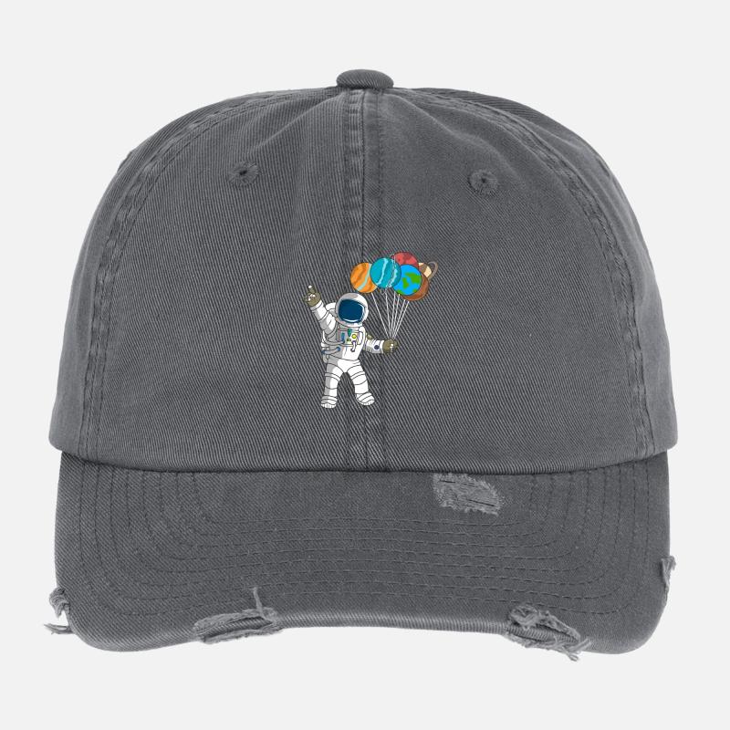 Astronaute mignon, planètes, explorateur spatial, anniversaire par Casquette vintage effet usé Flexfit