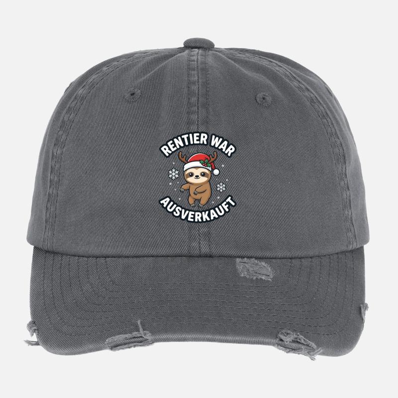 Renne a vendu complet Sloth Casquette vintage effet usé Flexfit