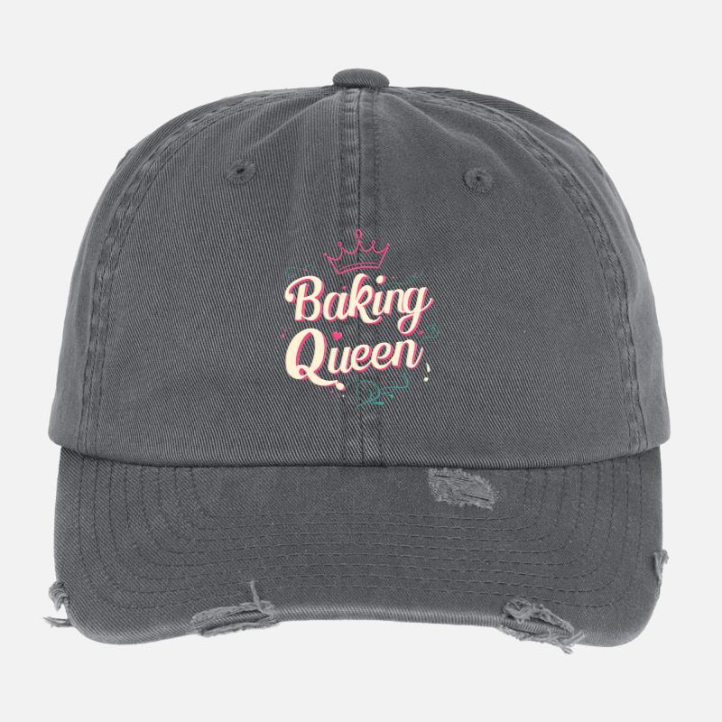 Baking Queen! Flexfit Vintage Destroyed Cap