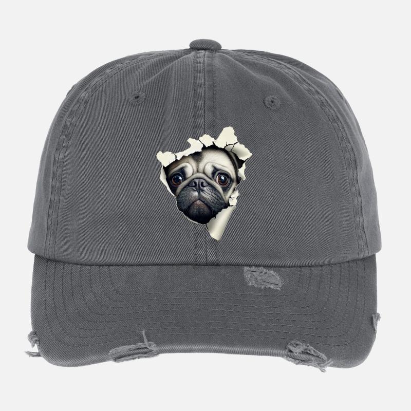 Mops Flexfit Vintage Destroyed Cap