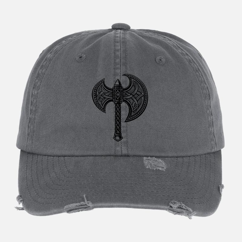 Wikingeraxt Flexfit Vintage Destroyed Cap