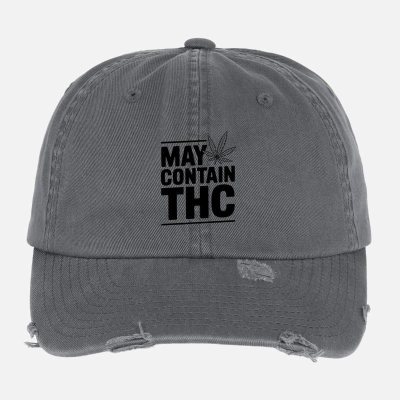 Kann THC enthalten Flexfit Vintage Destroyed Cap