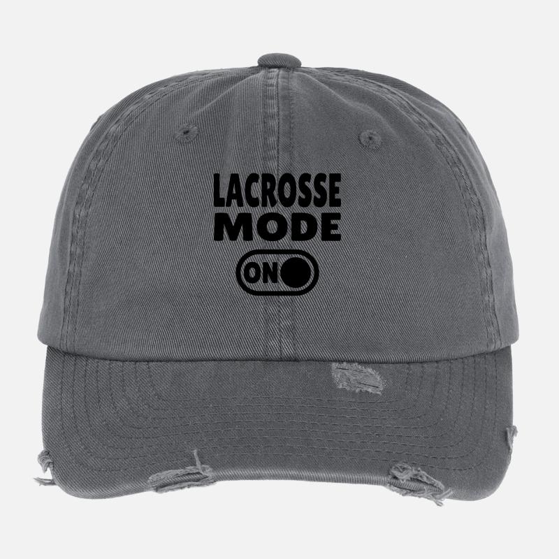 Lacrosse Mode ON Flexfit Vintage Destroyed Cap