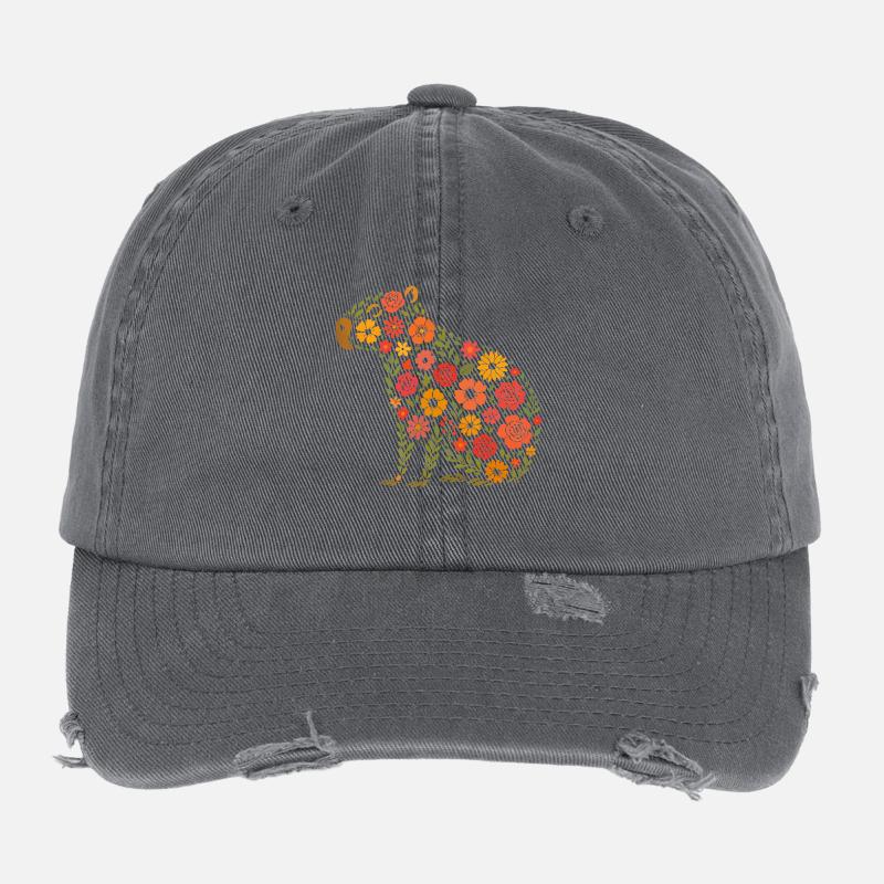 Capybara Casquette vintage effet usé Flexfit