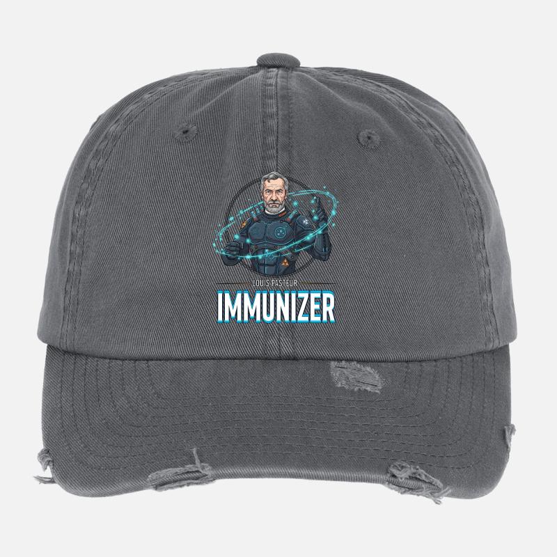 Pasteur Immunizer Armor Casquette vintage effet usé Flexfit