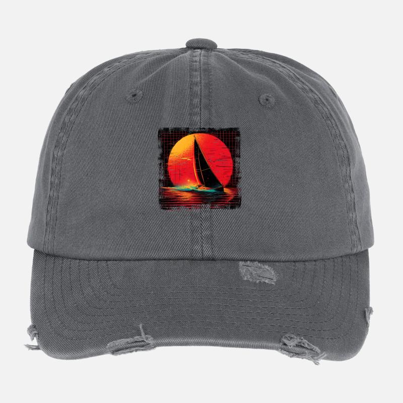 90er Segelschiff Flexfit Vintage Destroyed Cap