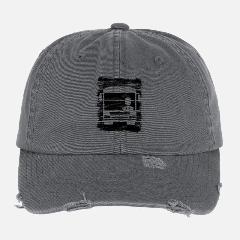 busman Flexfit Vintage Destroyed Cap