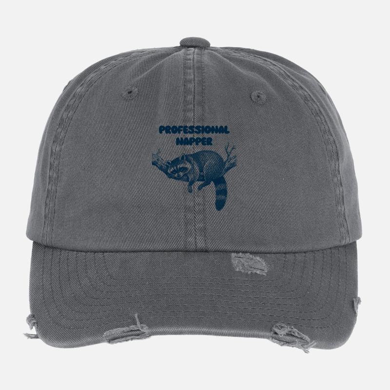 Professional Napper Flexfit Vintage Destroyed Cap