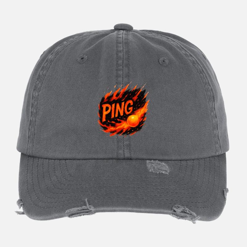 Ping Pong - Tennis de Table Flexfit Vintage Destroyed Cap